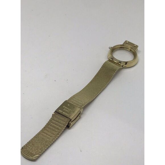 Skagen Watch Mesh Half Band Bracelet Crystal Men’s Woman’s Parts Used 12mm Z530 - Picture 4 of 5